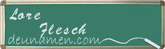 Lore Flesch Visitenkarte